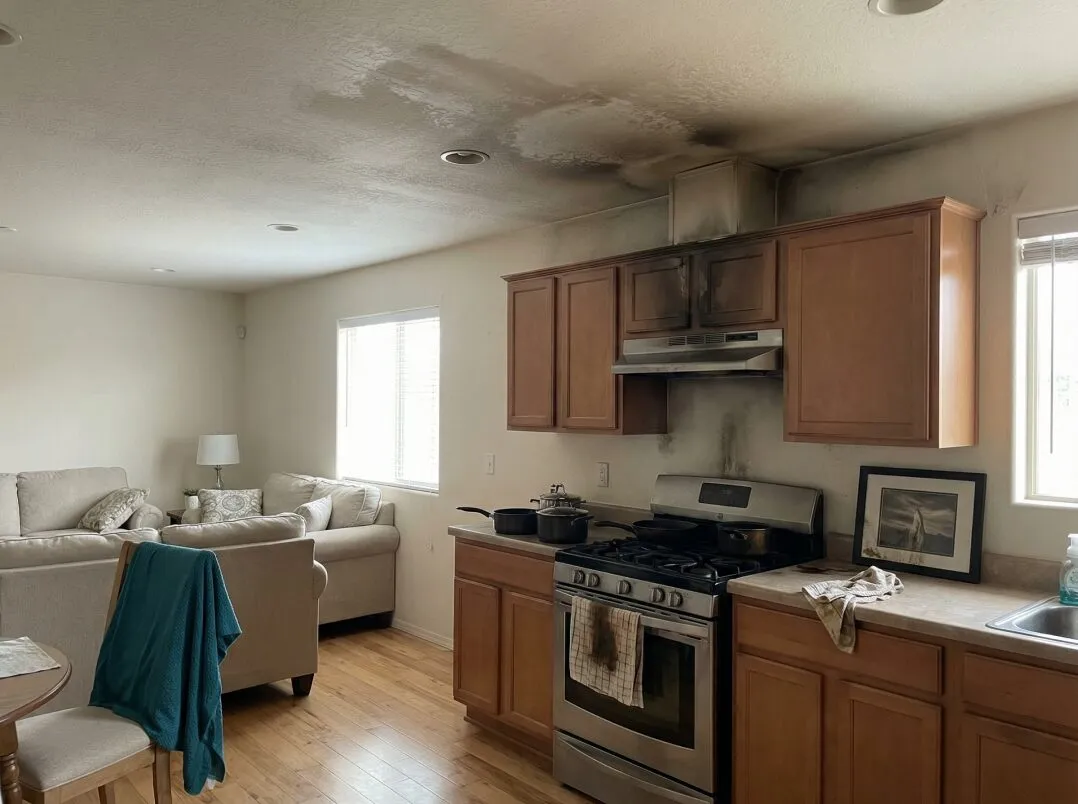 Select Adjusters at a fire damage property